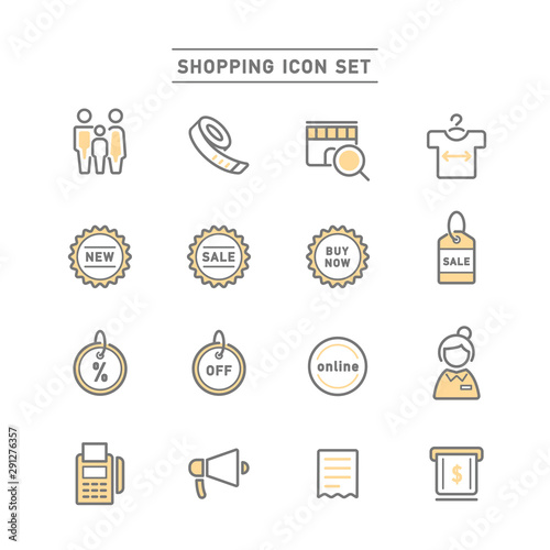 SHOPPING ICON SET