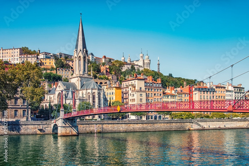 City of Lyon in daytime photo