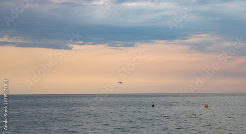 Summer evening over the Black Sea © Valentin