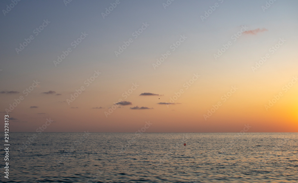 Summer evening over the Black Sea