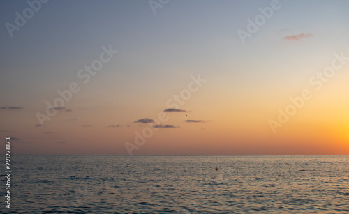 Summer evening over the Black Sea © Valentin