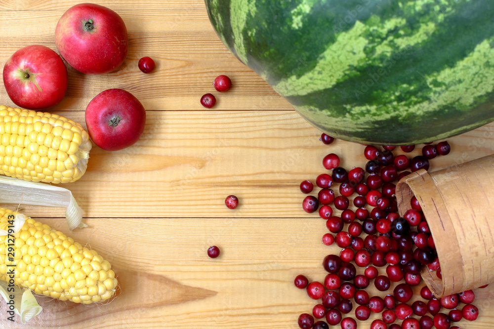 Healthy eating background. Frame of vegetables and fruits. autumn Healthy eating background. Frame of vegetables and fruits. autumn