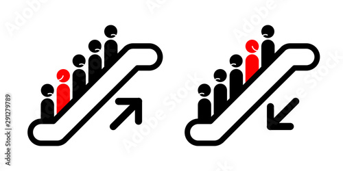 Escalator / Aller à contre-courant,