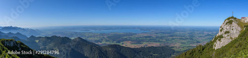 Chimesee Panorama vom Hochfelln