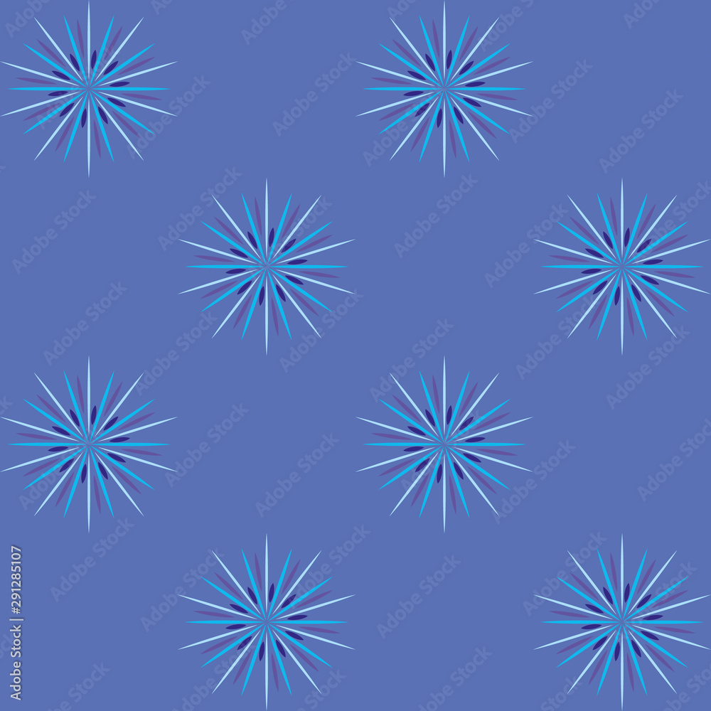 circle of rays in different shades of blue on blue background circle of rays in different shades of blue on blue background