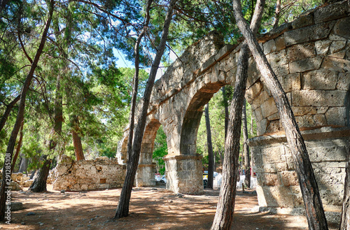 Remains of the Roman aqueduct photo