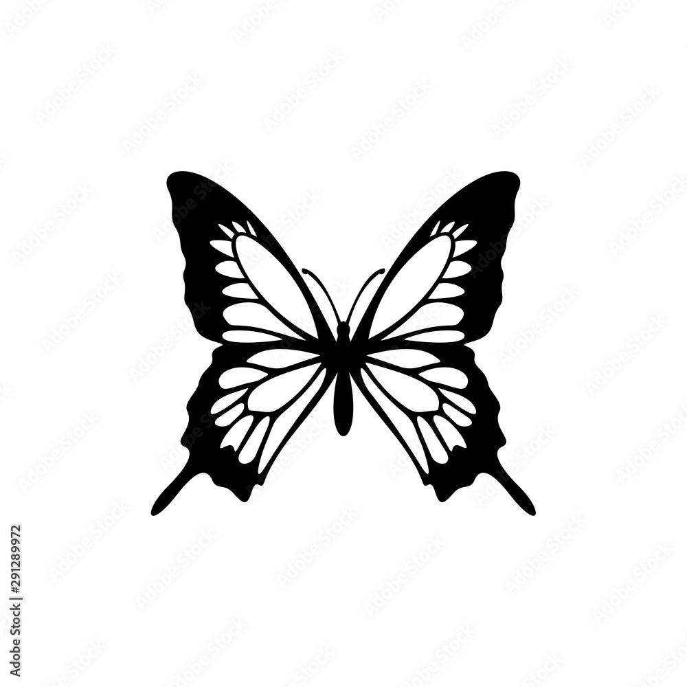 Butterfly logo design vector. Butterfly logo template illustration Butterfly logo design vector. Butterfly logo template illustration