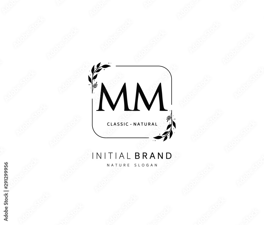 M MM Beauty vector initial logo, handwriting logo of initial signature, wedding, fashion, jewerly, boutique, floral and botanical with creative template for any company or business. M MM Beauty vector initial logo, handwriting logo of initial signature, wedding, fashion, jewerly, boutique, floral and botanical with creative template for any company or business.