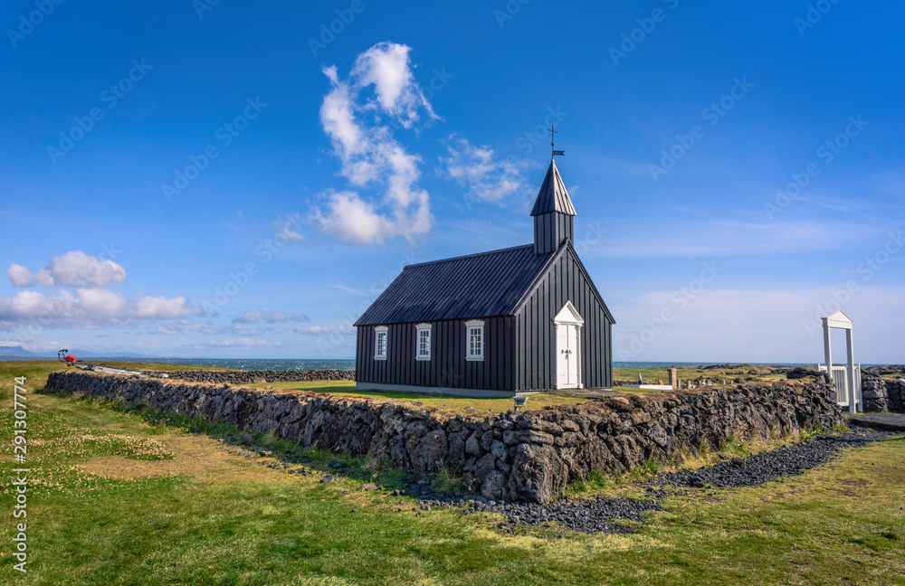 The Black Church (icelandic Budakirkja), Budir, Iceland