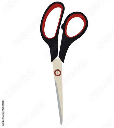 Scissors Icon isolated on white background. Vector Illustration