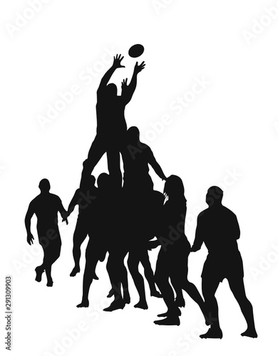 Touche au Rugby