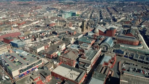 View from the top of Blackpool Tower - Blackpool, Lancashire, North West England - Unired Kingdom. 19th of September 2019 photo