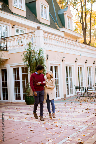 Positive multiracial couple...