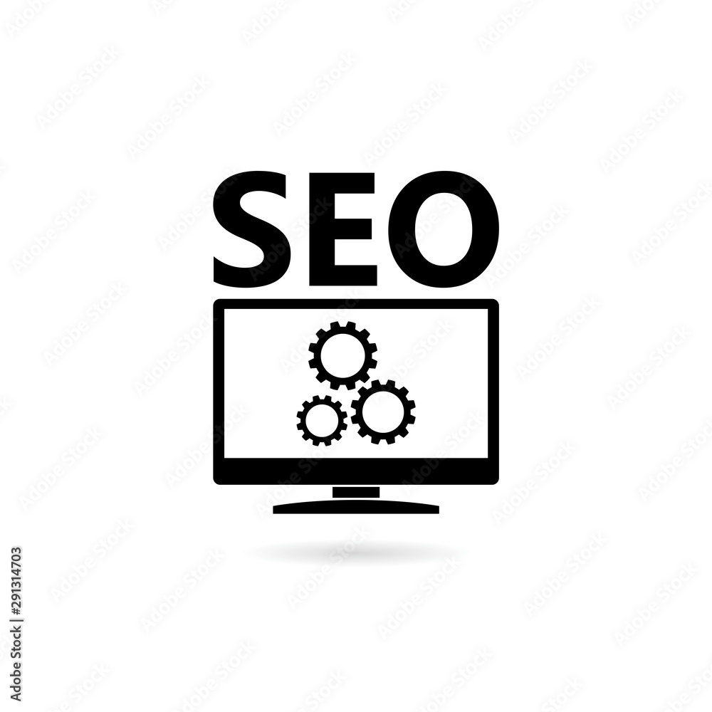 SEO Search Engine Optimization Writing text icon SEO Search Engine Optimization Writing text icon