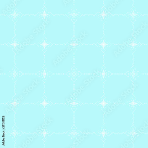 Snowflakes seamless pattern, winter background.
