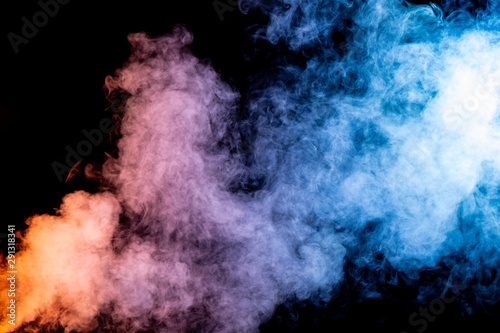  Red purple and blue abstract smoke background