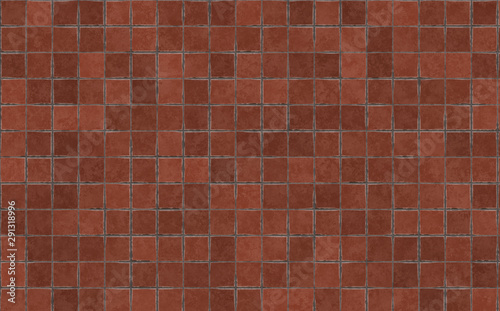 terracotta tile brick wall 