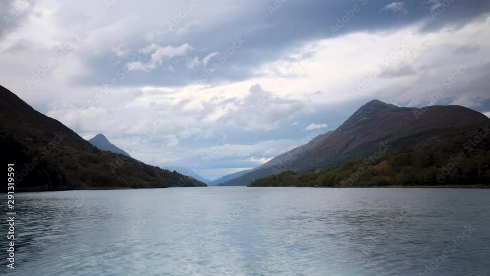 Loch Leven situated in the argyll region of the highlands of scotland near kinlochleven and fort william on the west highland way long distance trail showing tall mountains and calm waters Loch Leven situated in the argyll region of the highlands of scotland near kinlochleven and fort william on the west highland way long distance trail showing tall mountains and calm waters