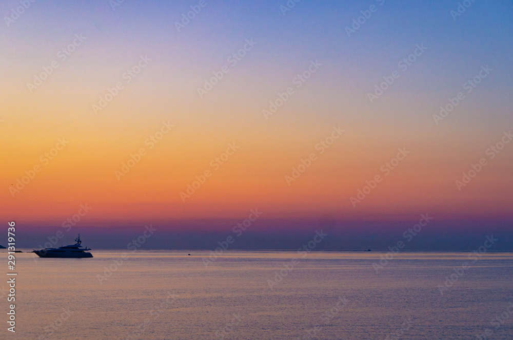 イビサの朝焼け