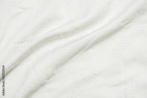 White fabric texture background,white fabric crumpled background, close up