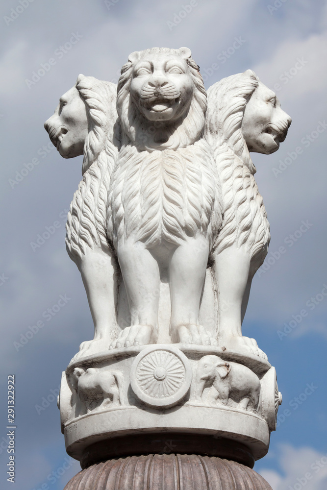 Lion Capital of the Pillars of Ashoka from Sarnath.