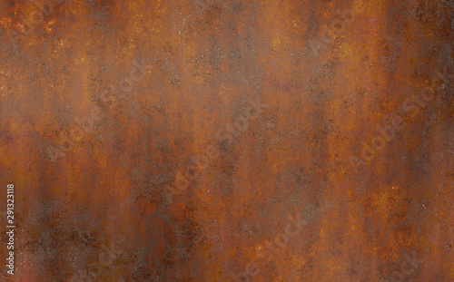 oxidized eroded rusty old metal 