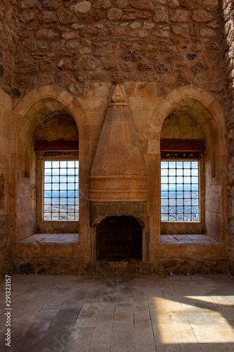 Dogubayaz  t  Turkey  the hammam room in the middle of harem of the Ishak Pasha Palace  semi-ruined palace of Ottoman period  1685-1784   example of surviving historical Turkish palace