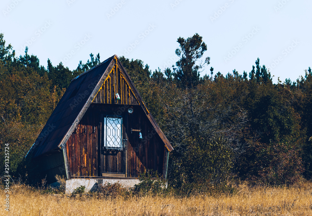 Old wooden house in the forest Old wooden house in the forest
