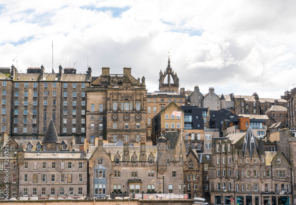 view of Edinburgh in Scotland