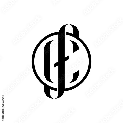 CF letter logo. 