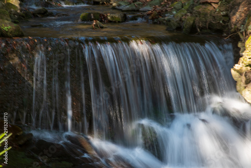Fototapeta Naklejka Na Ścianę i Meble -  detail of water cascade on mountain stream