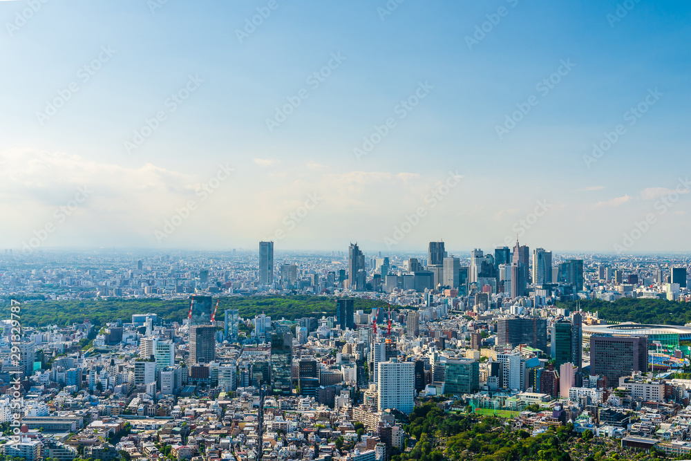 東京の風景 Tokyo city skyline , Japan.