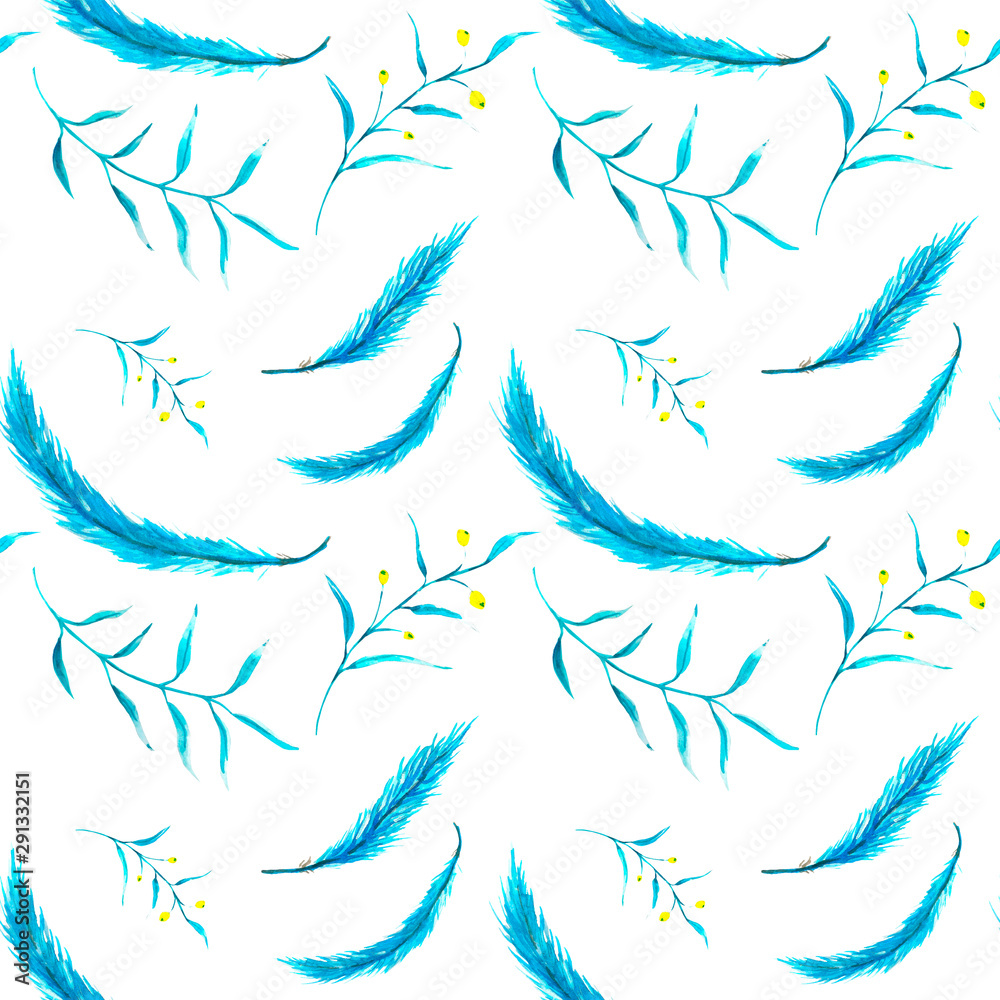 Fototapeta premium Watercolor pattern.