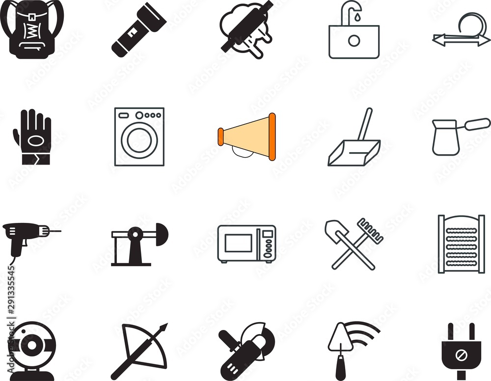 equipment vector icon set such as: vacancy, thin, speech, light, microwave, ancient, coffee, loudspeaker, shout, adventure, hairdressing, drawing, floor, restaurant, brown, electrical, electronics equipment vector icon set such as: vacancy, thin, speech, light, microwave, ancient, coffee, loudspeaker, shout, adventure, hairdressing, drawing, floor, restaurant, brown, electrical, electronics