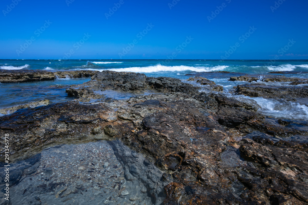 Rocks in the sea, Otranto, Puglia, Italy
