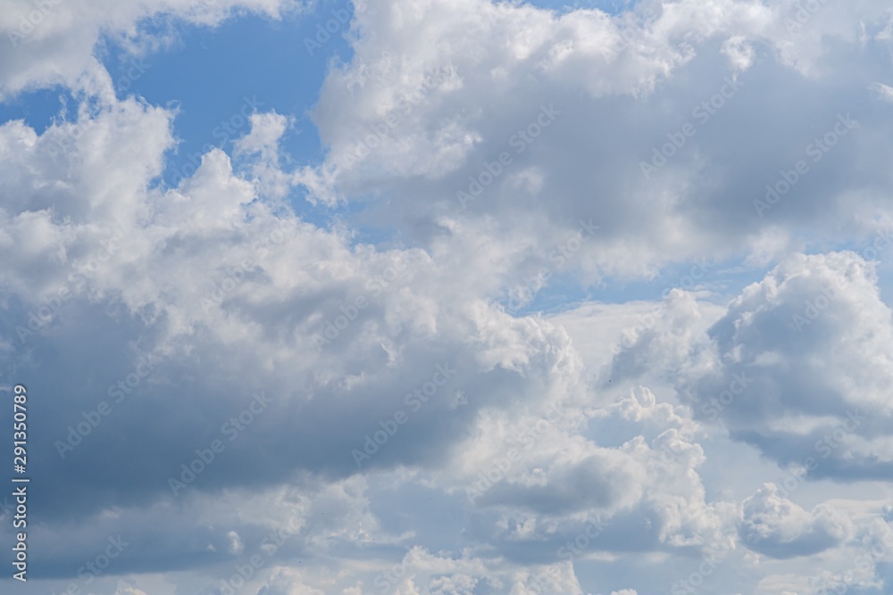 Obraz premium Sky blue day cloudscape nature, color.