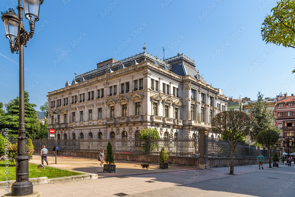 Fototapeta premium Oviedo, Spain. Municipal authority (Junta General del Principado de Asturias)