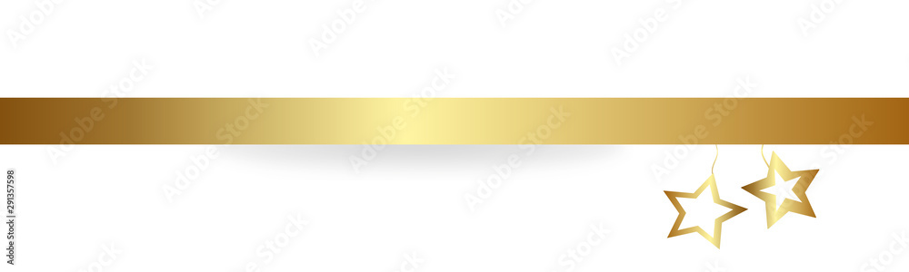 Stern Band Banner Gold Sterne Stern Band Banner Gold Sterne