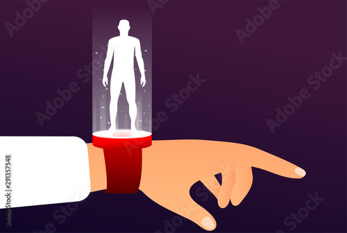 Communication of future hi-tech concept