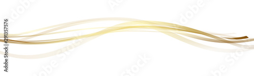 Gold Band Banner Hintergrund Welle Wellen 