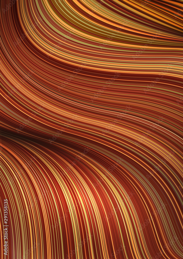 Fashion poster thin lines locks luxury design. Liquid wave shiny lines hair fashion background. Beautiful flowing drape textiles thin threads hair. Illustration vogue liquid threads drape banner set.
