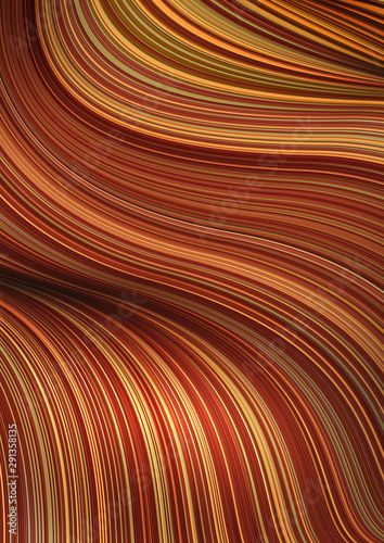 Fashion poster thin lines locks luxury design. Liquid wave shiny lines hair fashion background. Beautiful flowing drape textiles thin threads hair. Illustration vogue liquid threads drape banner set.