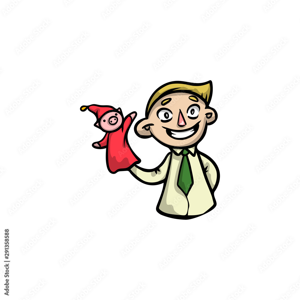 Puppeteer Royalty Free Vector Image - VectorStock