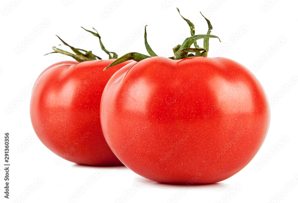 Tomatoes isolated on white background (view from a different perspective in the portfolio) Tomatoes isolated on white background (view from a different perspective in the portfolio)