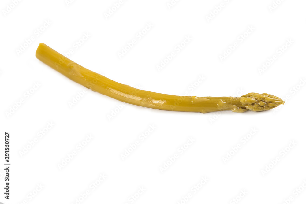 Green small asparagus isolated on a white background (view from a different perspective in the portfolio) Green small asparagus isolated on a white background (view from a different perspective in the portfolio)