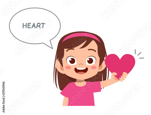 happy cute kids study many shape polygon