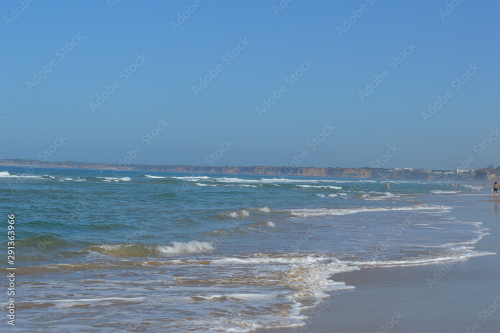 Ocean wave beach Andalusia Spain Atlantic ocean