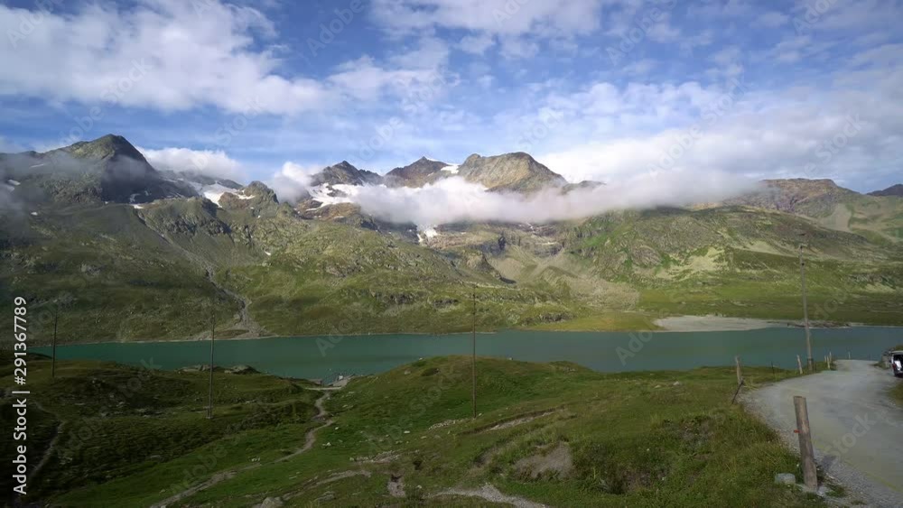 4K Timelapse Mount Bernina Cambrena Glacier 4K Timelapse Mount Bernina Cambrena Glacier