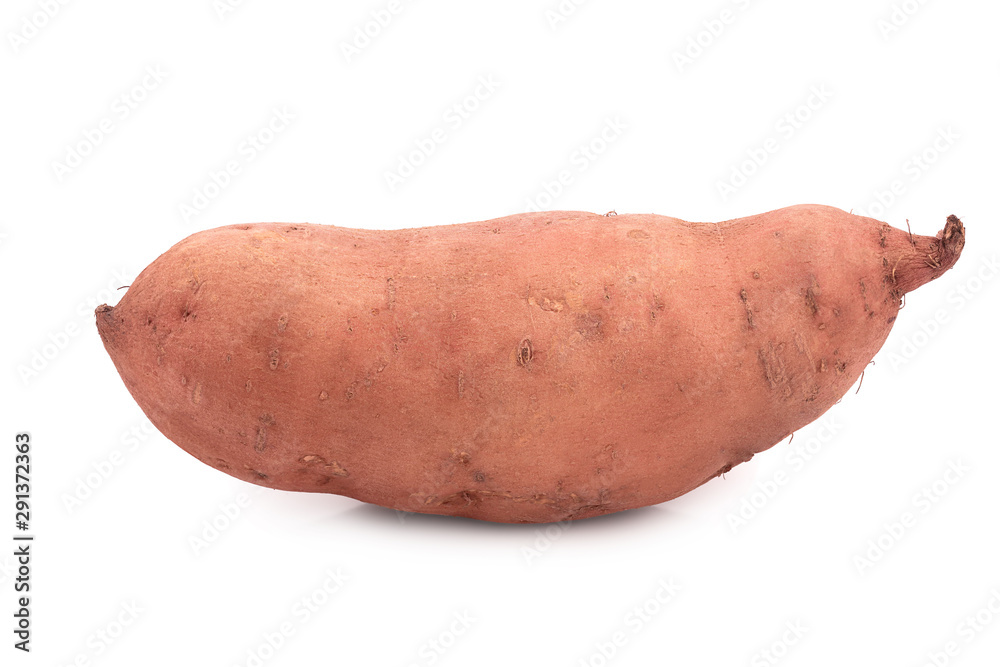 Sweet potato isolated on white background closeup Sweet potato isolated on white background closeup