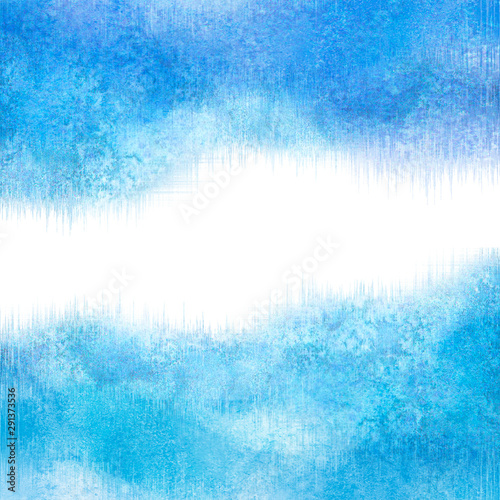 Abstract blue winter frost ...